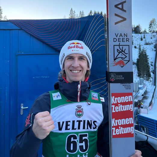 Lahti Tschofenig Jubel | © Ski Austria